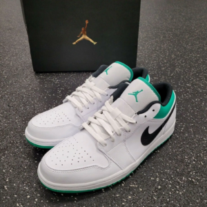 Alternative view of Giày Nike Air Jordan 1 Low 'White Lucky Green' 553558-129