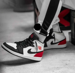 Alternative view of Giày Nike Air Jordan 1 Mid SE 'Union Black Toe' 852542-100