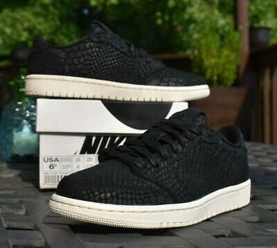 Giày Nike Wmns Air Jordan 1 Retro Low 'Black Python' AJ6004-010 - Ảnh 5
