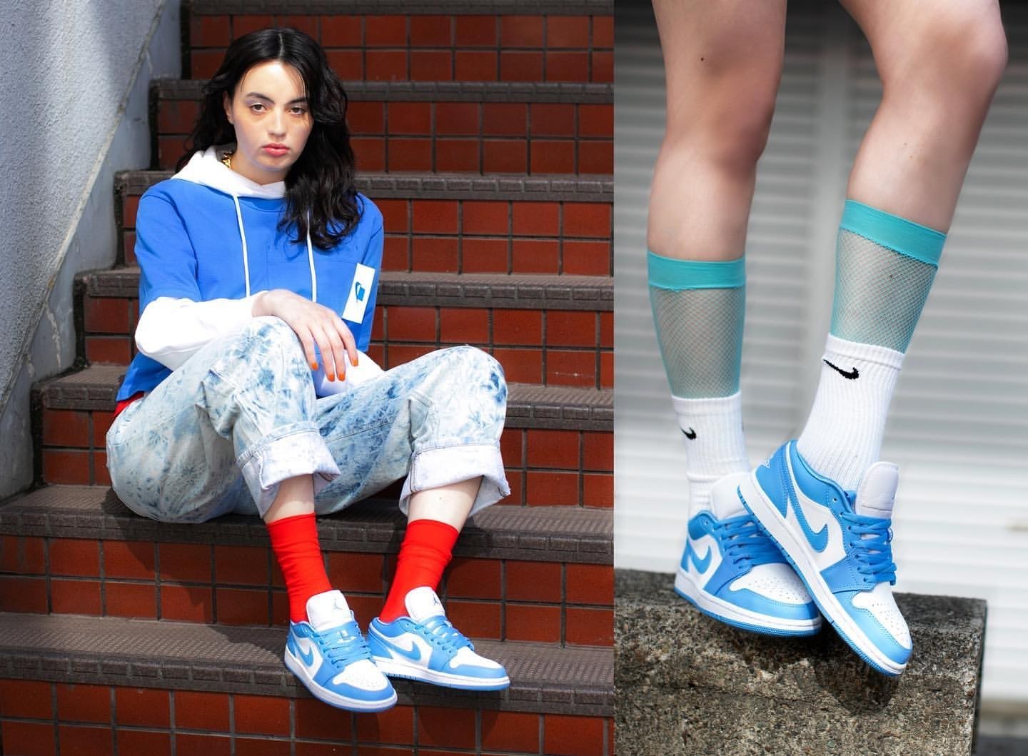 Giày Nike Air Jordan 1 Low 'UNC' AO9944-441 - Ảnh 2