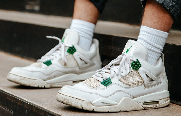 Giày Nike Air Jordan 4 Retro Metallic Green CT8527-113 - Ảnh 3