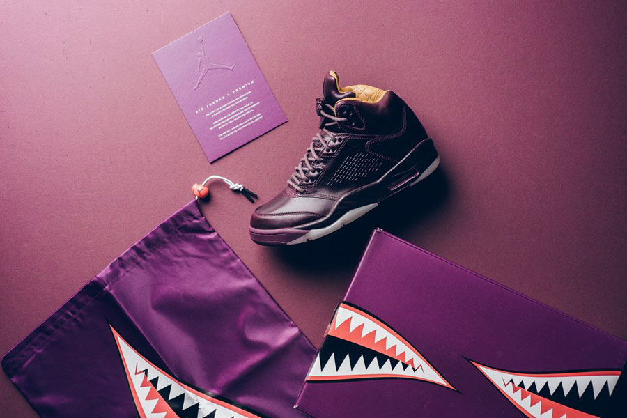 Giày Nike Air Jordan 5 Retro Premium "Wine" 881432-612 - Ảnh 6