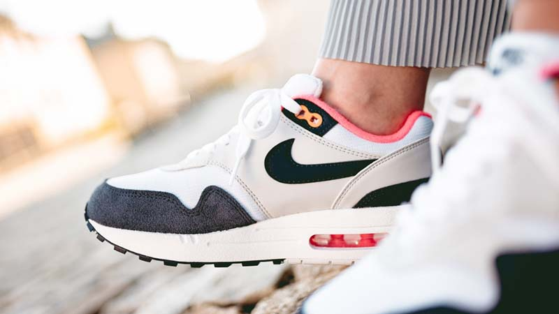 Giày Nike Wmns Air Max 1 'Midnight Navy Pink' 319986-116 - Ảnh 4