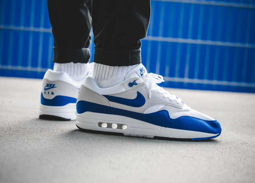 Giày Nike Air Max 1 OG 'Anniversary Royal' 908375-101 - Ảnh 8
