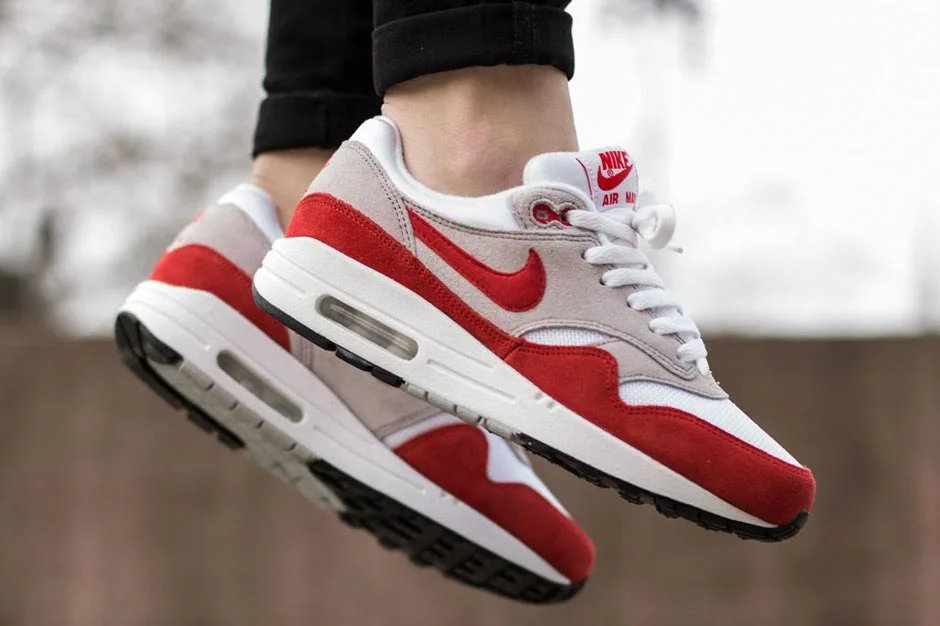 Giay Nike Air Max 1 GS 'Red' 555766-146