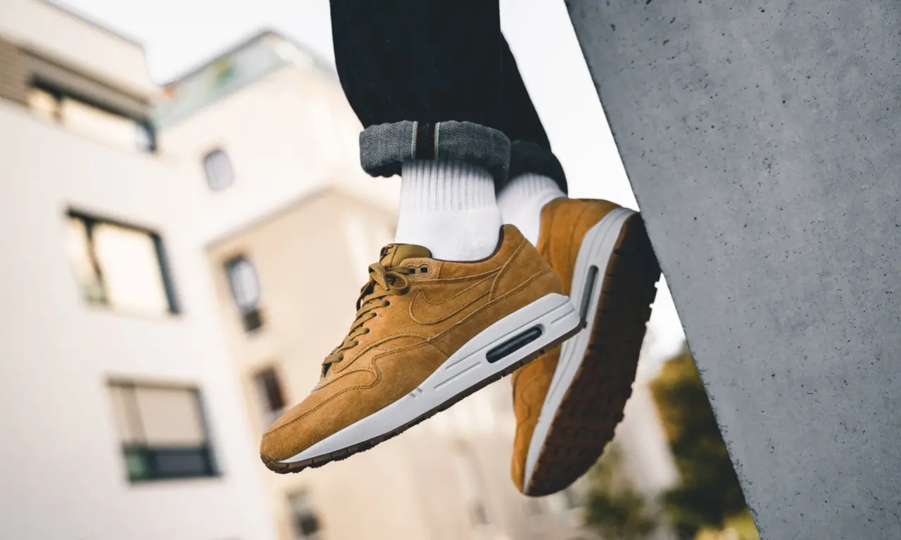 Alternative view of Giày Nike Air Max 1 Premium 'Wheat' 875844-701