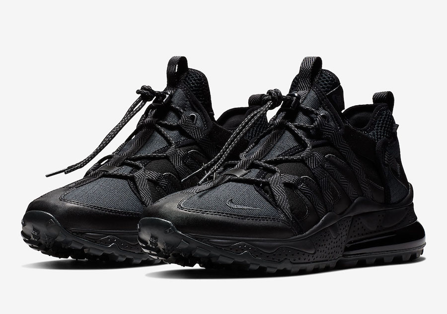 Giày Nike Air Max 270 Bowfin 'Triple Black' AJ7200-005 - Ảnh 7