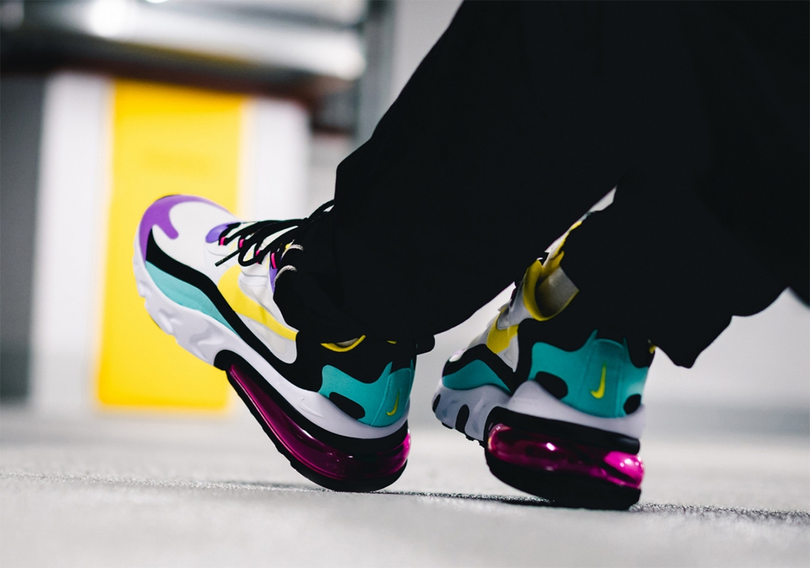 Giày Nike Air Max 270 React 'Geometric Abstract' AO4971-101 - Ảnh 4