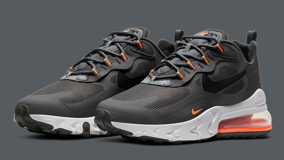 Giay Nike Air Max 270 React 'Iron Grey Total Orange' CZ2528-001