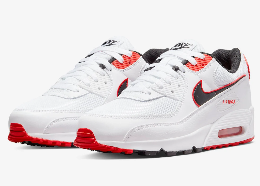 Giày Nike Air Max 90 'White Max Orange' DO8903-100 - Ảnh 4