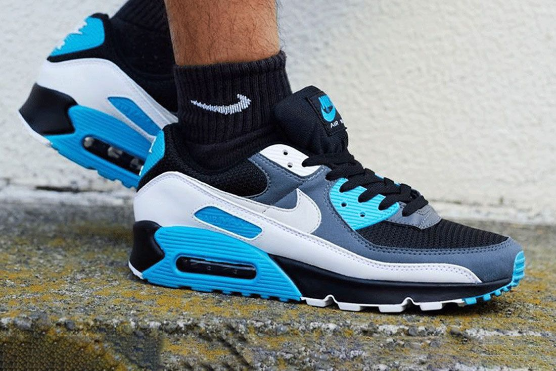 Giày Nike Air Max 90 'Reverse Laser Blue' CT0693-001 - Ảnh 4
