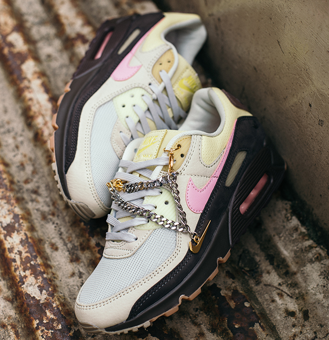 Giày Nike Wmns Air Max 90 'Cuban Link' CZ0469-200 - Ảnh 2
