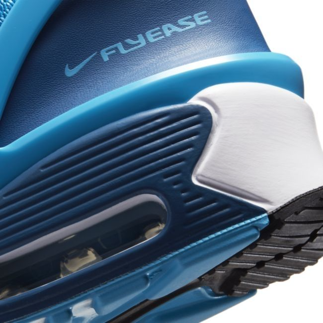 Giày Nike Air Max 90 FlyEase GS 'White Industrial Blue' CV0526-103 - Ảnh 5