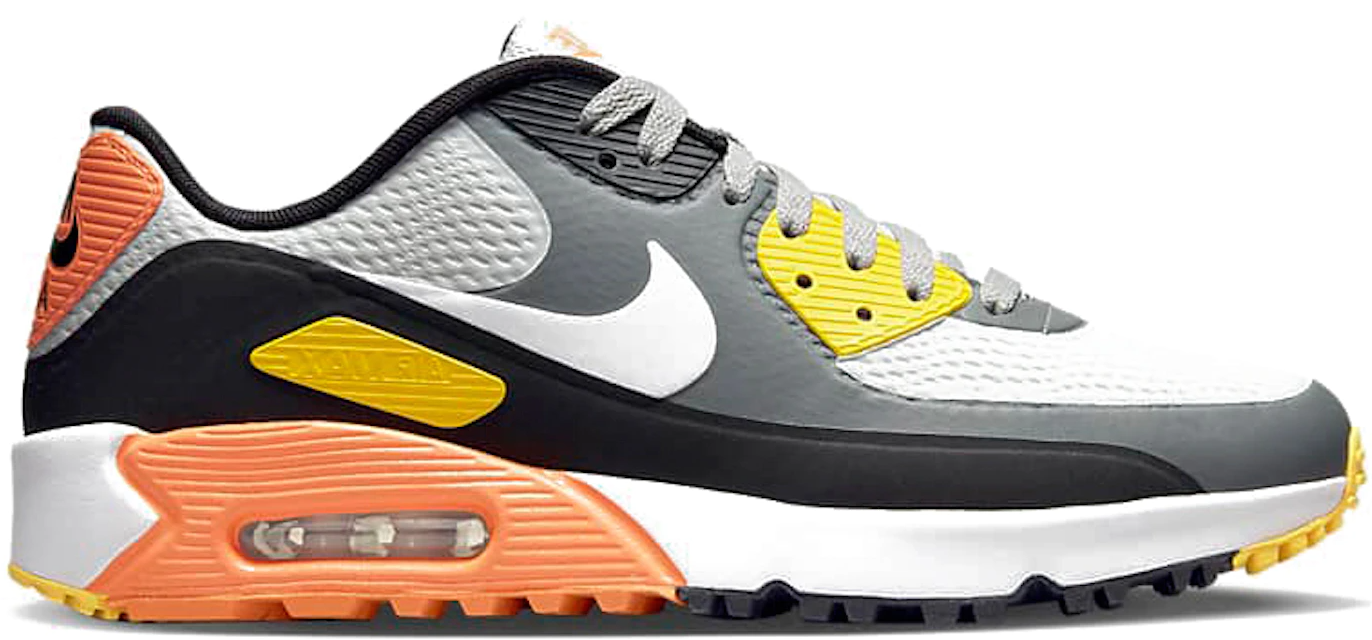 Giay Nike Air Max 90 Golf 'Smoke Grey Black Orange' CU9978-012