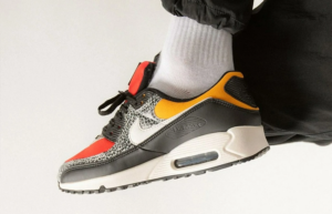 Alternative view of Giày Nike Air Max 90 SE 'Safari Chile Red Pollen' DC9446-001