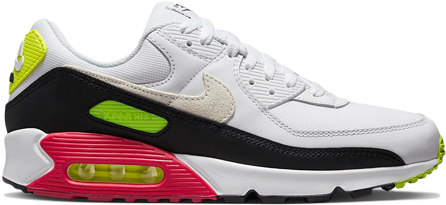 Giay Nike Air Max 90 'White Volt Rush Pink' DQ4071-100