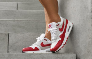 Alternative view of Giày Nike Air Max 90 'White University Red' AQ1273-100