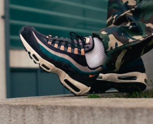 Alternative view of Giày Nike Air Max 95 Premium Oil Grey Teal 538416-018
