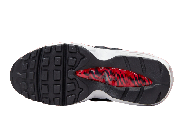 Giày Nike Air Max 95 GS Iron Grey Red CJ3906-105 - Ảnh 3