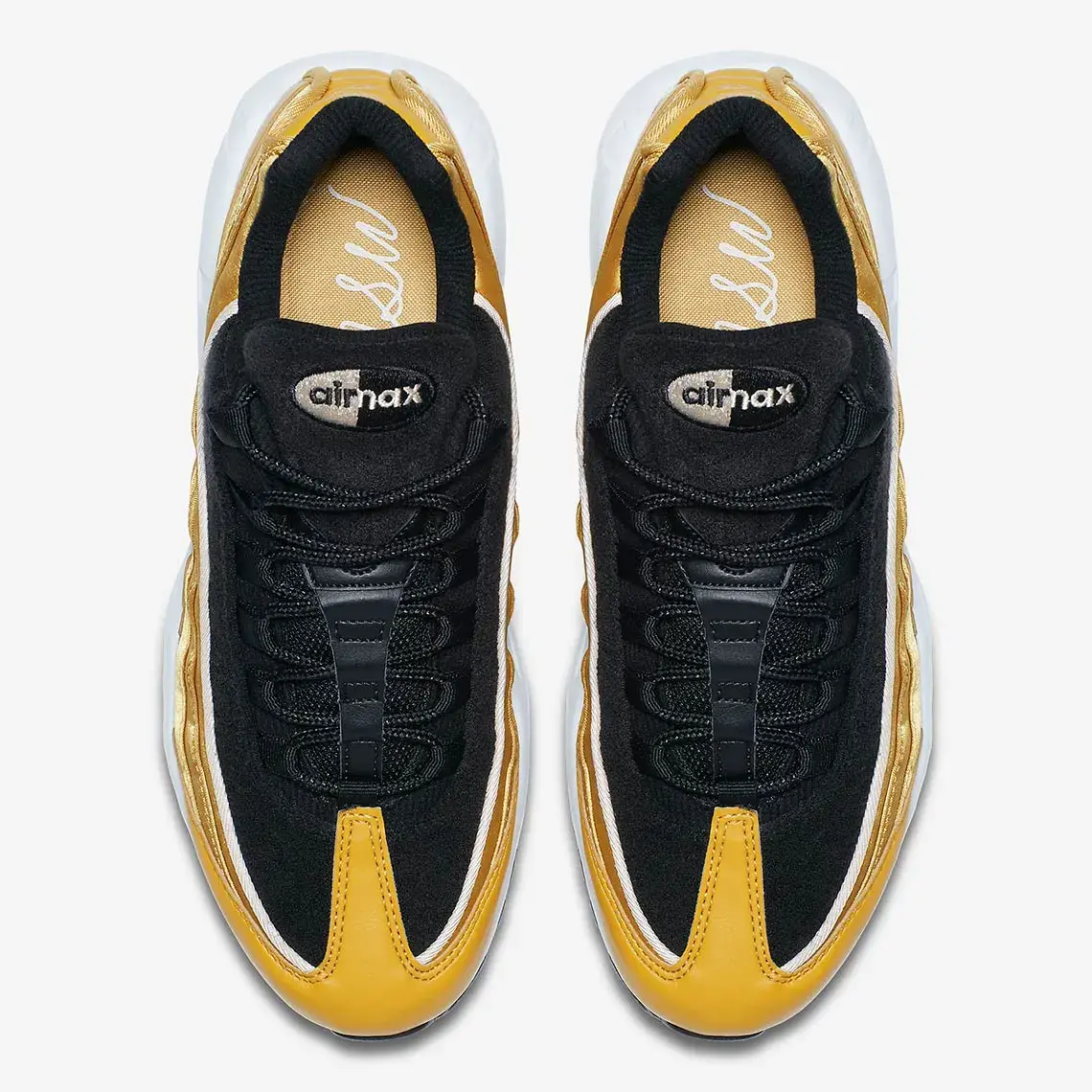 Alternative view of Giày Nike Wmns Air Max 95 LX 'Wheat Gold' AA1103-700
