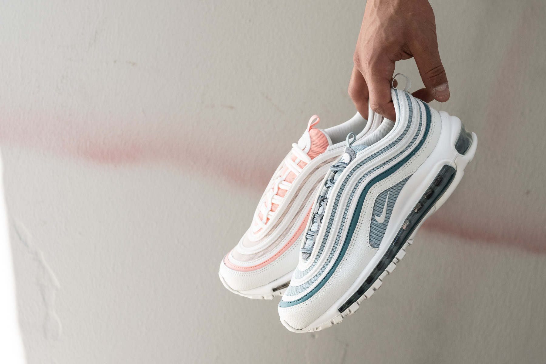 Giày Nike Air Max 97 'Bleached Coral' 921733-104 - Ảnh 7