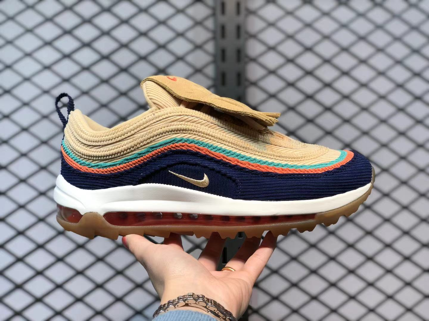 Giày Golf Nike Air Max 97 Golf NRG 'Celestial Gold' CJ0563-400 - Ảnh 2