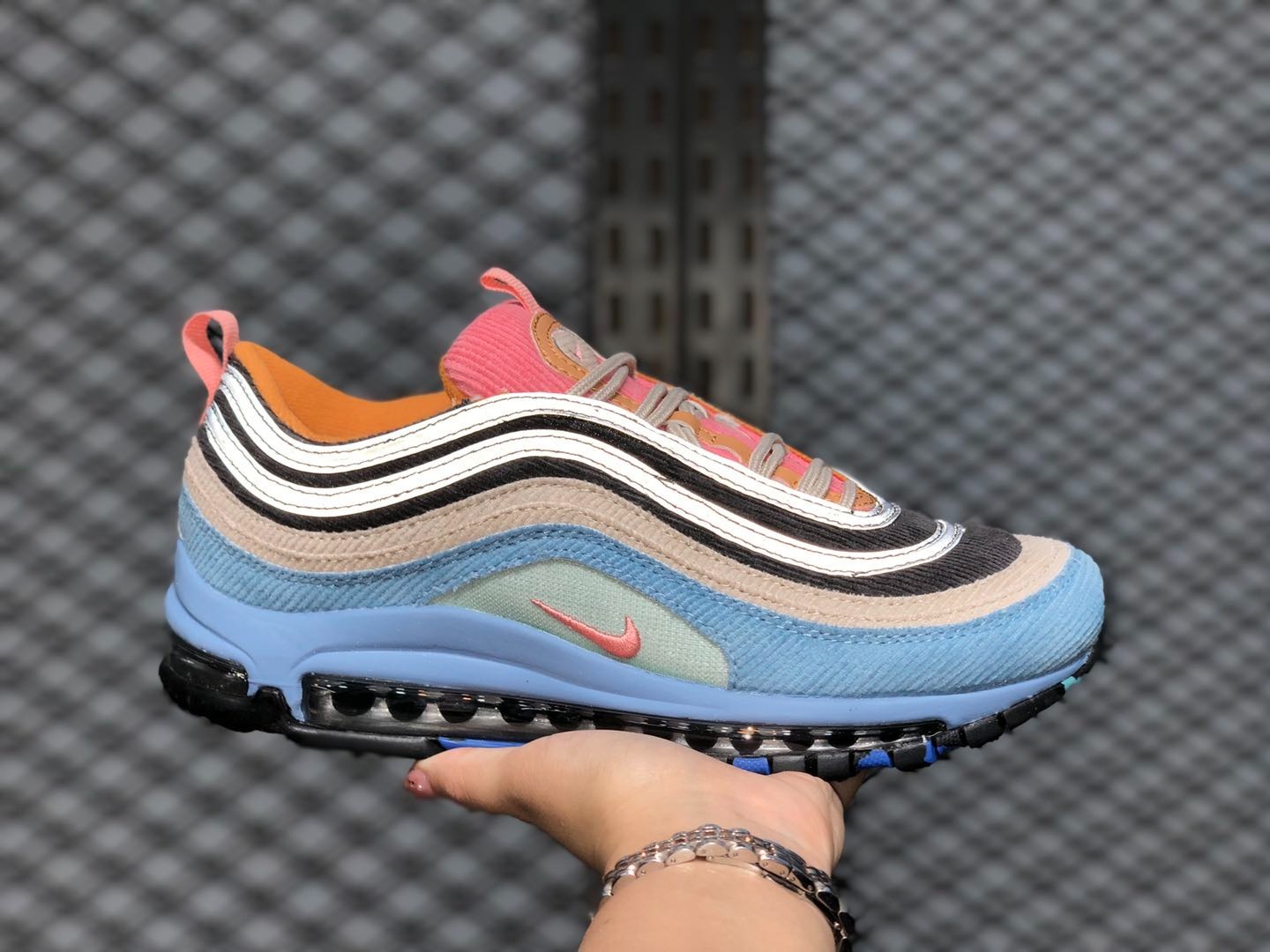 Giày Nike Air Max 97 'Corduroy Pack Blue' CQ7512-462 - Ảnh 6