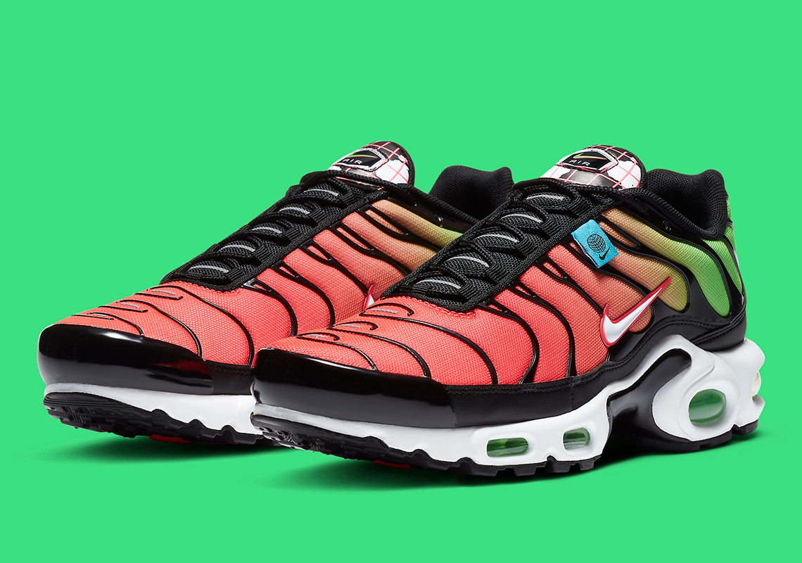 Giày Nike Air Max Plus 'Worldwide Pack Crimson Green' CK7291-001 - Ảnh 6