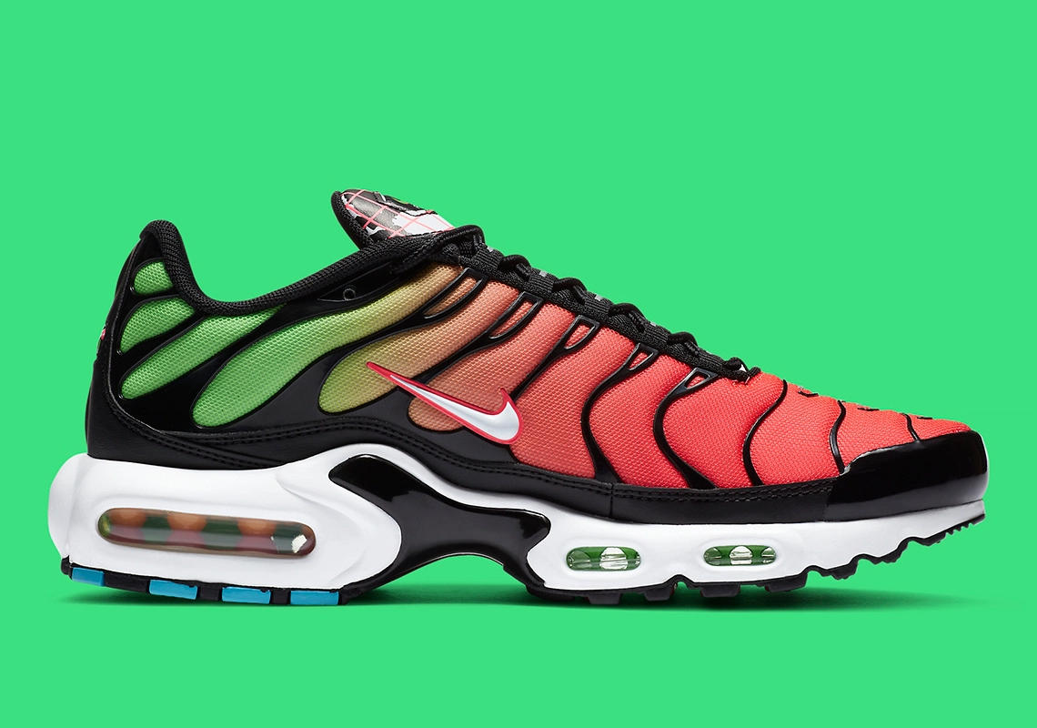 Giày Nike Air Max Plus 'Worldwide Pack Crimson Green' CK7291-001 - Ảnh 3