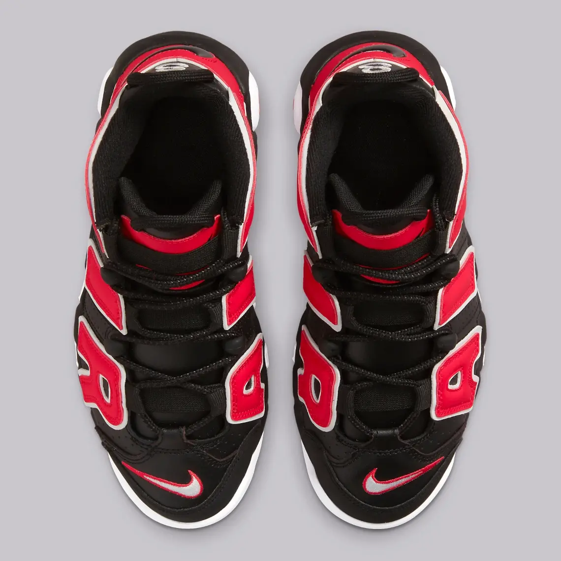 Alternative view of Giày Nike Air More Uptempo GS 'Black University Red' DM3190-001