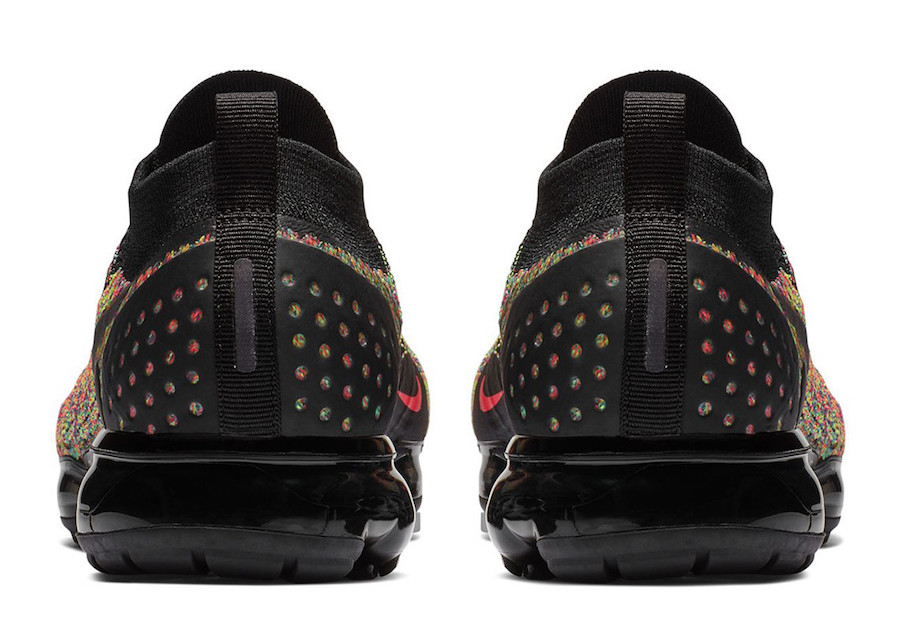 Giày Nike Wmns Air VaporMax Flyknit 2 'Black Multicolor' 942843-015 - Ảnh 5