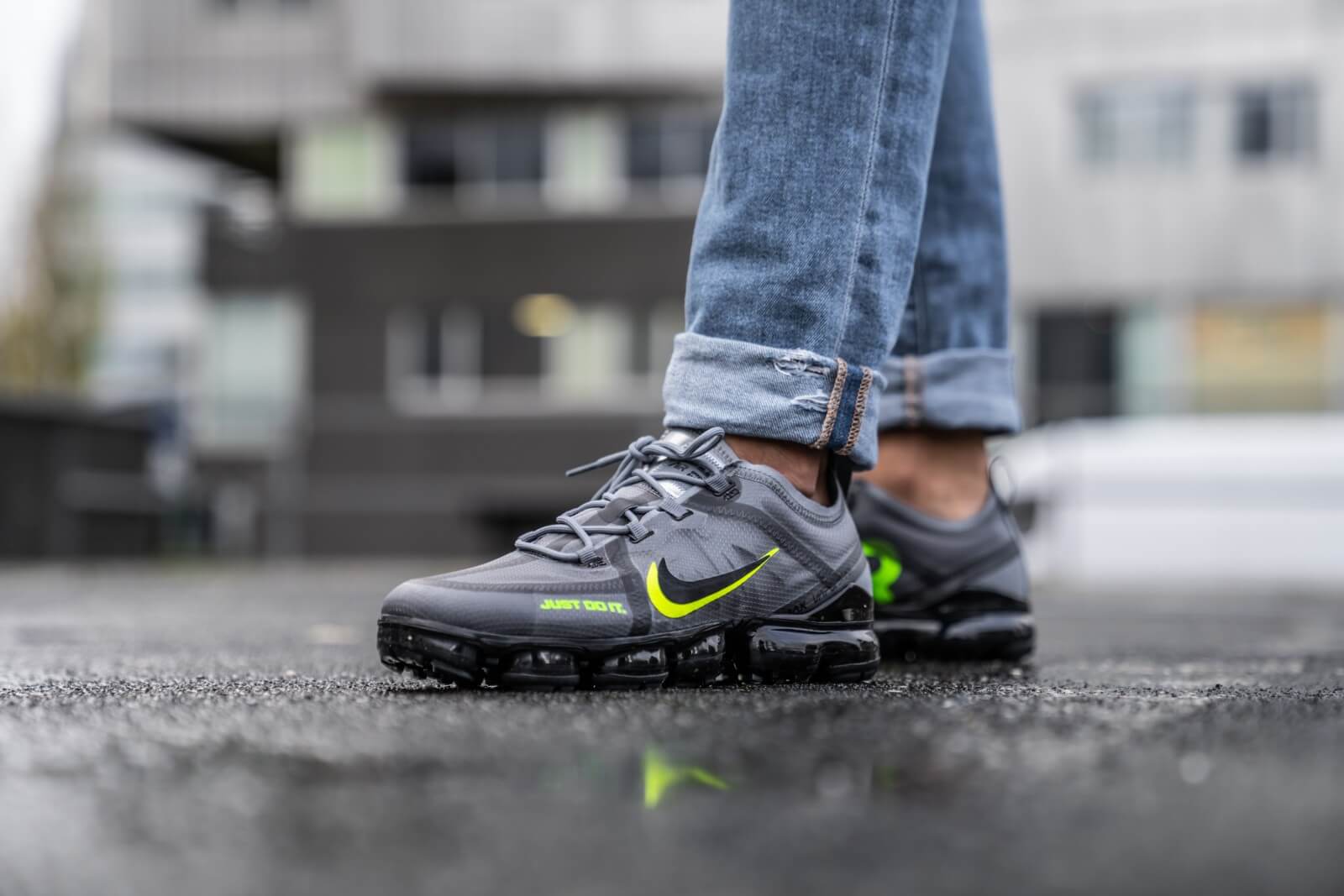 Giày Nike Air VaporMax 2019 'Cool Grey Volt Black' CV3417-001 - Ảnh 2