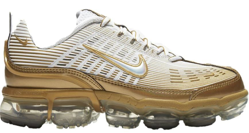 Giày Nike Air VaporMax 360 'White Metallic Gold' (W) CK9670-101
