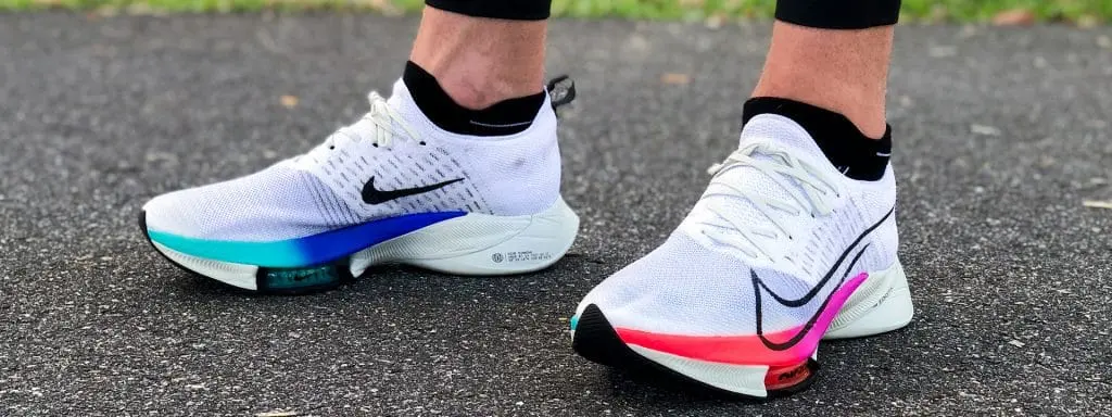 Alternative view of Giày Nike Air Zoom Tempo Next% Flyknit White Hyper Violet CI9923-100
