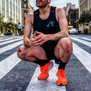 Alternative view of Giày Nike Air Zoom Tempo NEXT% Flyknit Bright Mango CI9923-800