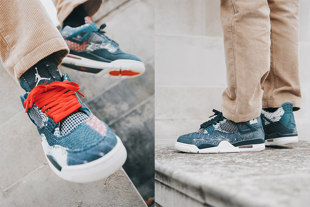 Giày Nike Air Jordan 4 Retro SE Sashiko CW0898-400 - Ảnh 4