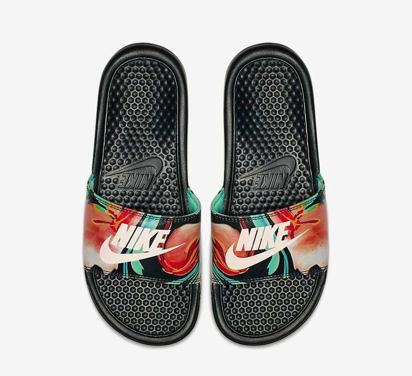 Dép Nike Wmns Benassi JDI Print 'Floral' 618919-019 - Ảnh 4