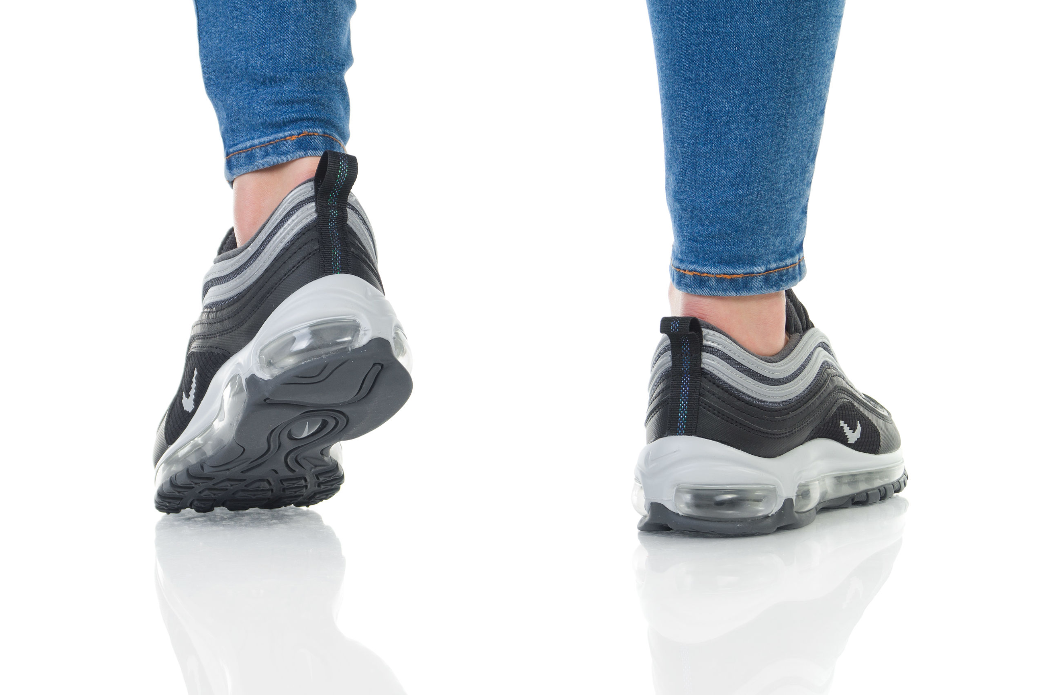 Giày Nike Air Max 97 Y2K GS 'Metallic Silver' BQ8380-001 - Ảnh 6