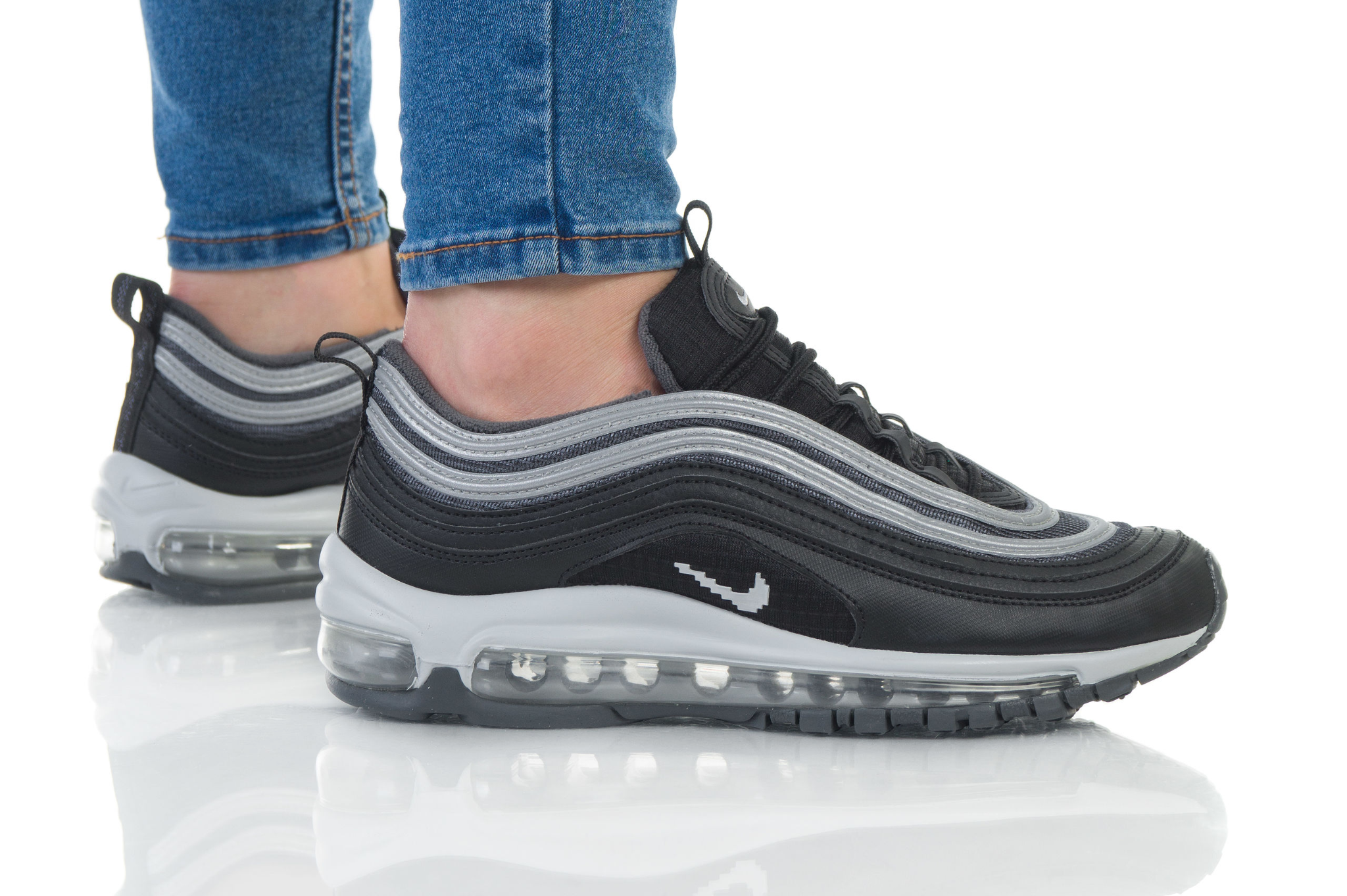 Giày Nike Air Max 97 Y2K GS 'Metallic Silver' BQ8380-001 - Ảnh 2