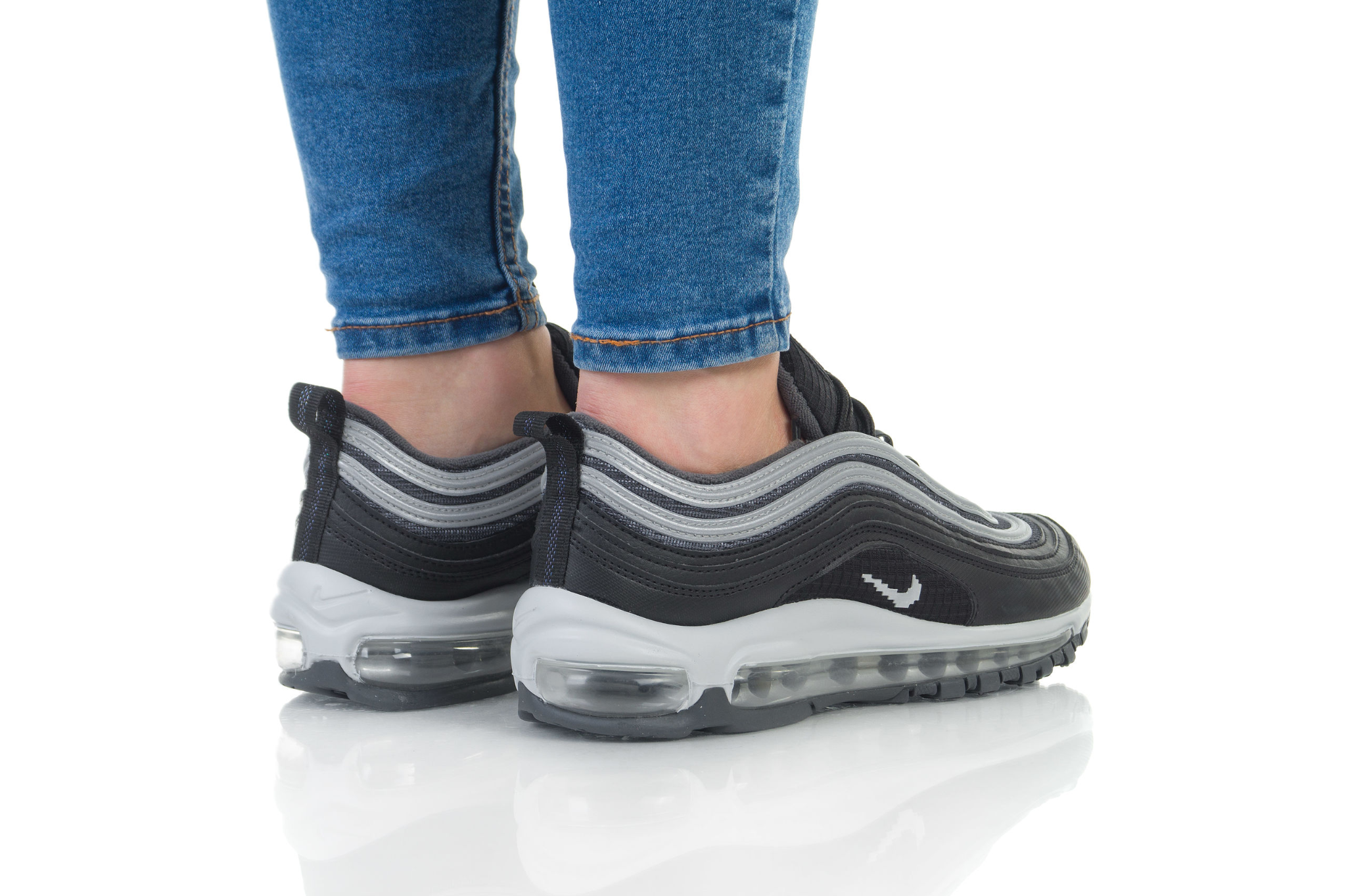 Giày Nike Air Max 97 Y2K GS 'Metallic Silver' BQ8380-001 - Ảnh 3