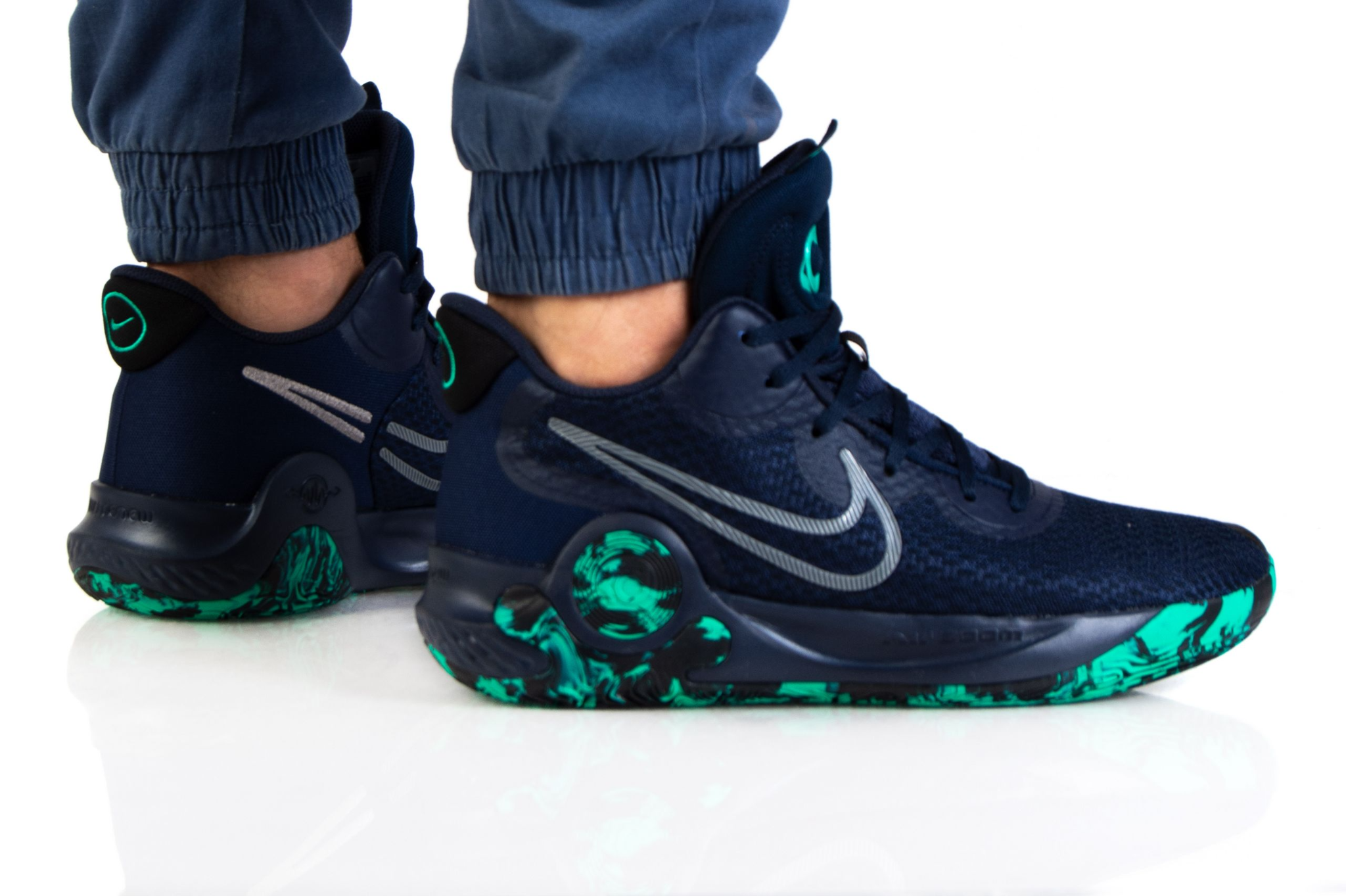 Giay Nike KD Trey 5 IX 'Epsidian Clear Emerald' CW3402-400