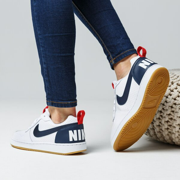 Giày Nike Court Borough Low GS 'White Obsidian Gum' 839985-105 - Ảnh 5