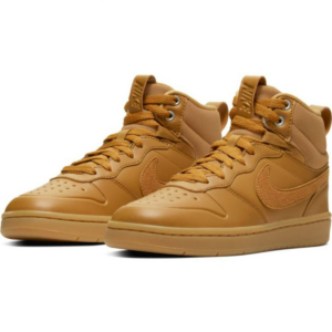 Alternative view of Giày Nike Court Borough Mid 2 Boot GS 'Wheat' BQ5440-700