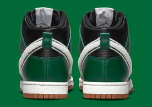Giay Nike Dunk High 'Chenille Swoosh Black Green' DR8805-001
