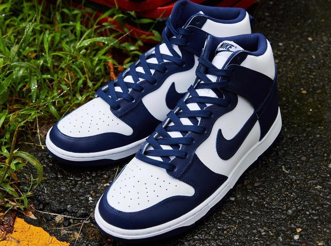 Giày Nike Dunk High 'Midnight Navy' DD1399-104 - Ảnh 7