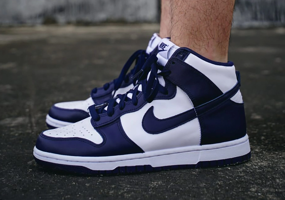 Giày Nike Dunk High 'Midnight Navy' DD1399-104 - Ảnh 5
