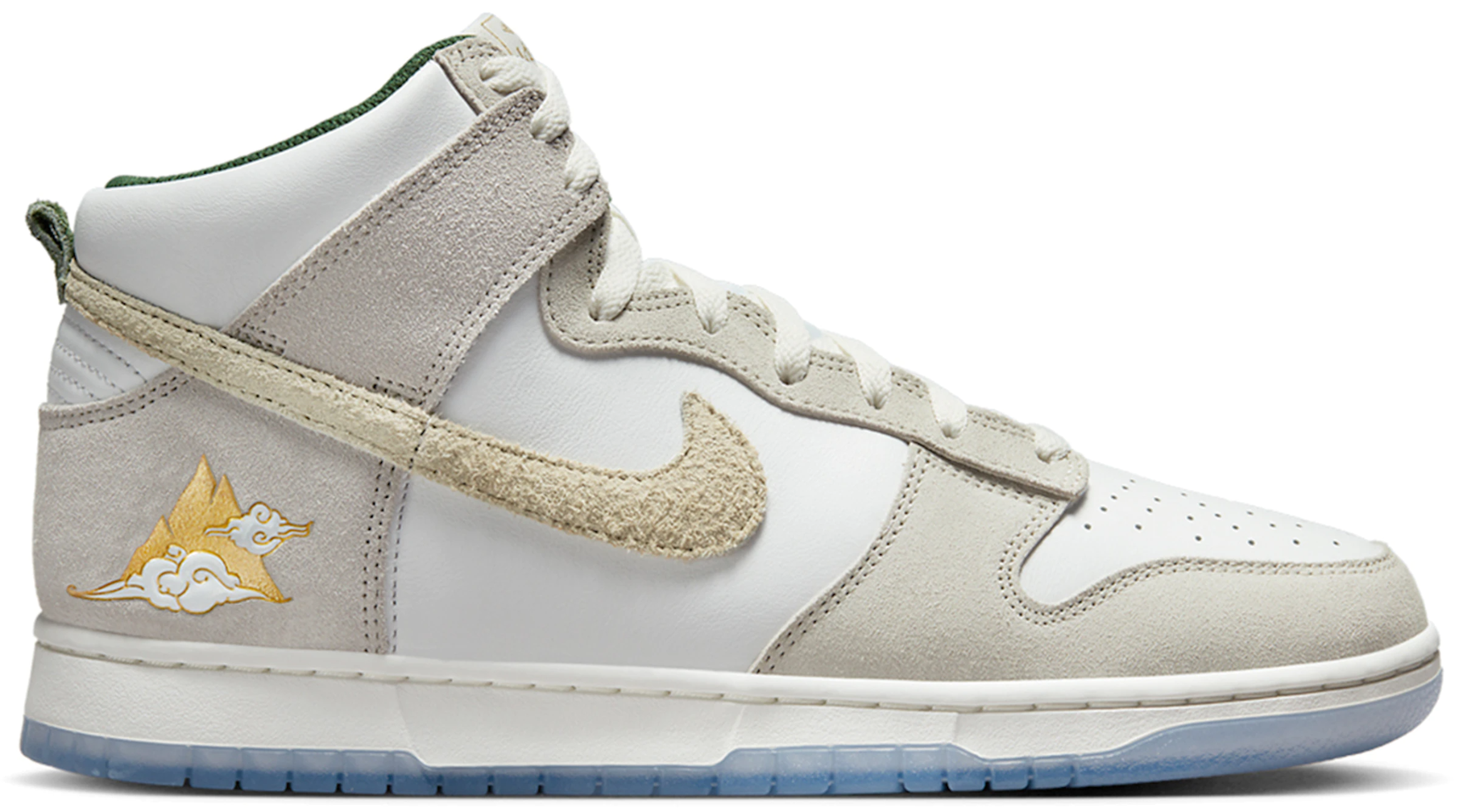 Giay Nike Dunk High Premium 'Gold Mountain' FD0776-100