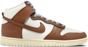 Giay Nike Dunk High PRM Pecan and Sail 'Brown' DQ8800-200