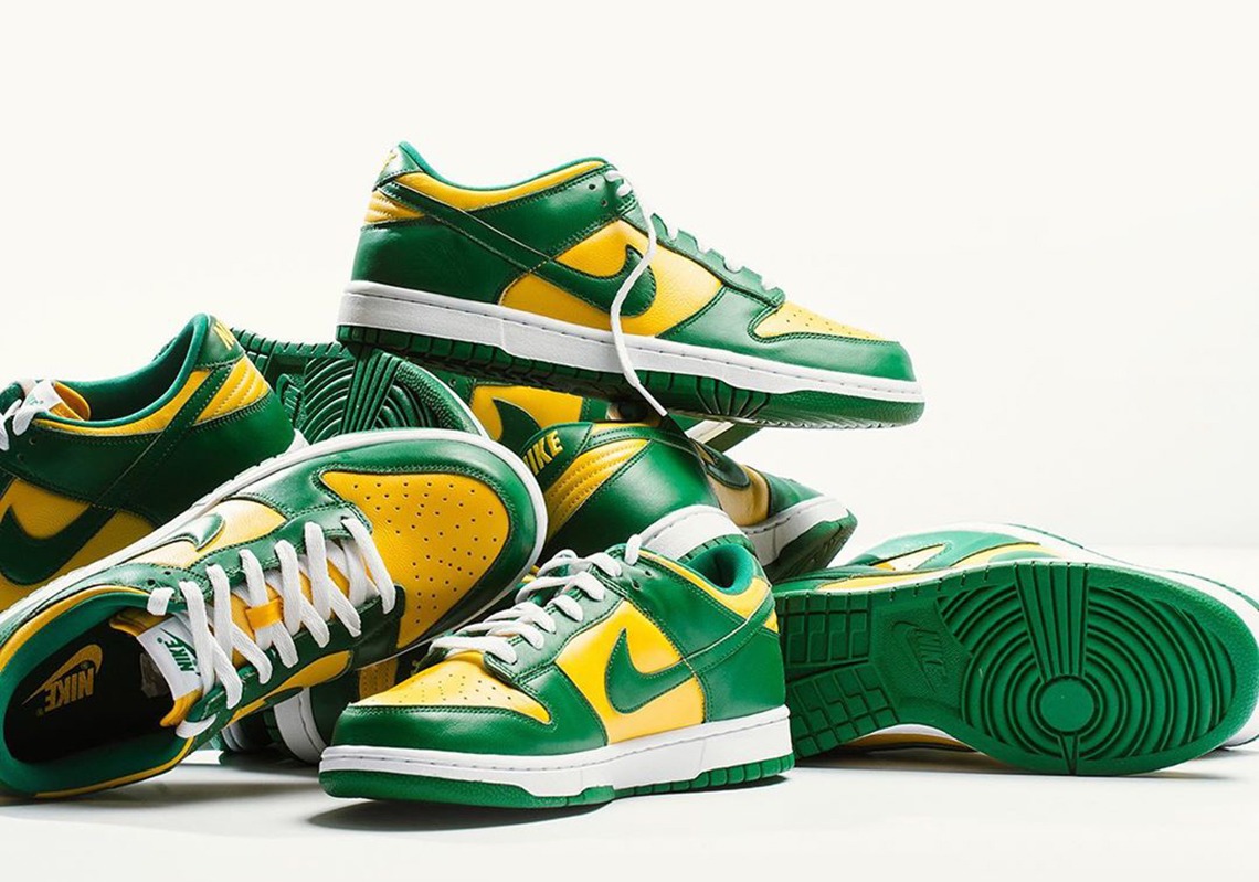 Giày Nike Dunk Low 'Brazil' (2020) CU1727-700 - Ảnh 4