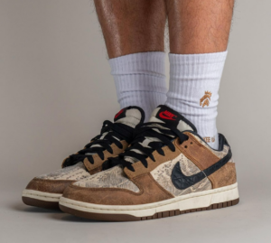 Giay Nike Dunk Low Premium 'Brown Snakeskin' FJ5434-120